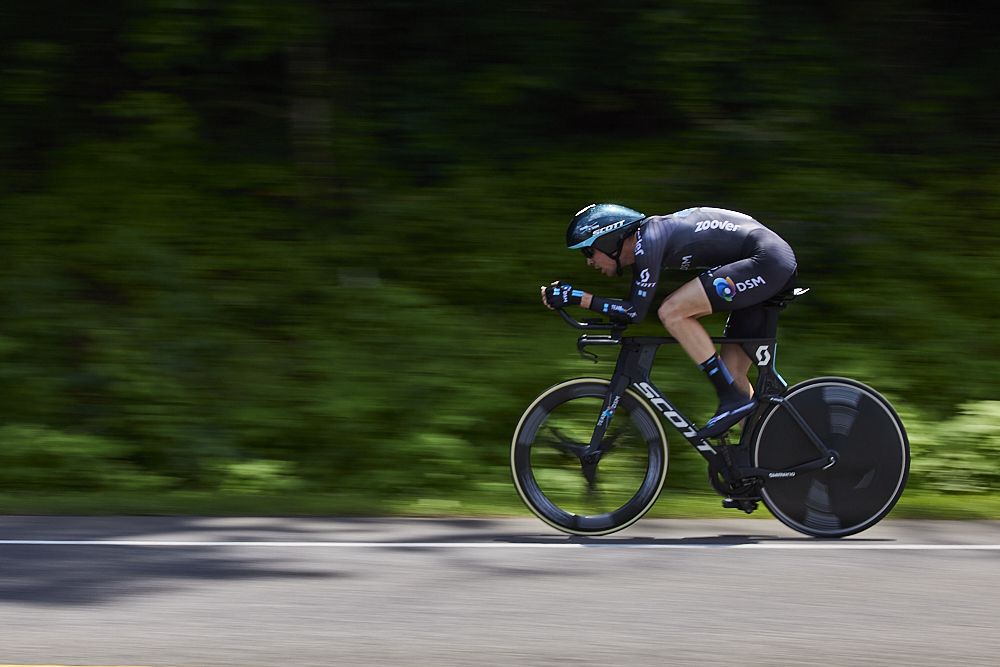 Chad Haga (Team DSM) at the USA Cycling Pro Road Championships 2021 time trial