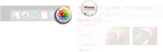 Launch the Photos app on your Mac, click on the photos app menu