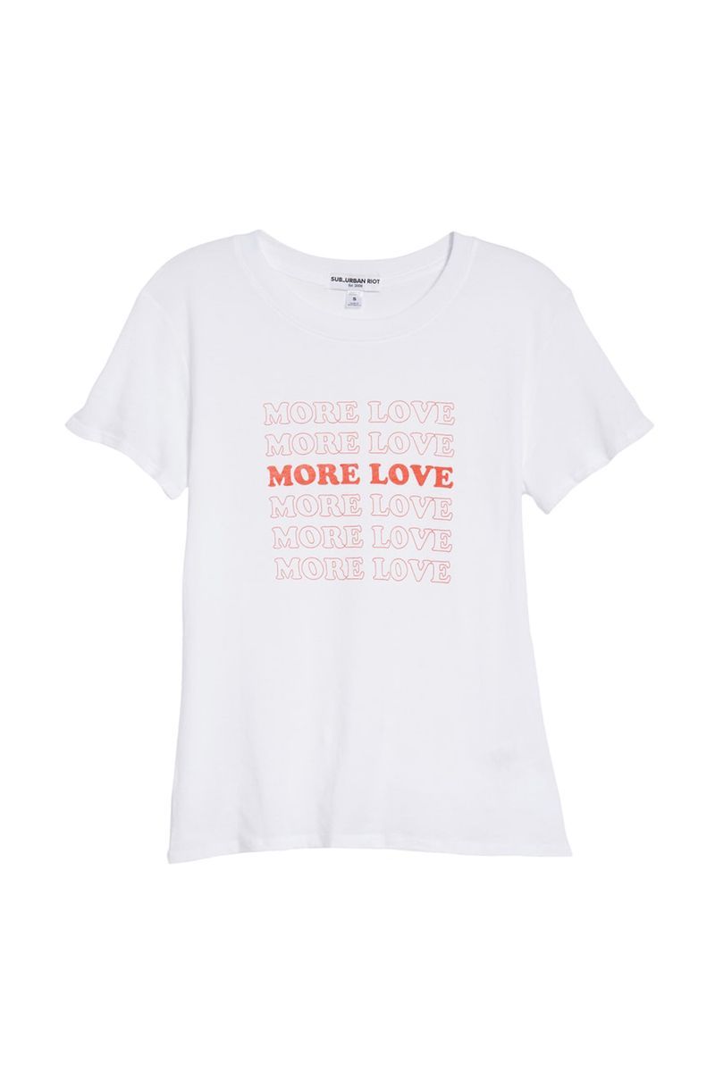 T-shirt, Clothing, White, Text, Top, Product, Sleeve, Orange, Font, Active shirt,