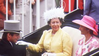 ASCOT, UNITED KINGDOM - JUNE 20: Princess Margaret Arrives At Ascot For Ladies Day