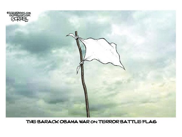 Political cartoon terrorists Bergdahl