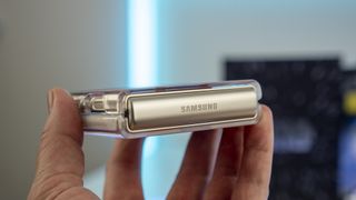 CASETiFY Binary Sunset case on the Samsung Galaxy Z Flip 3