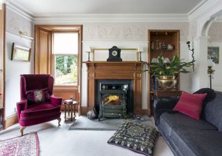 Scottish victorian home living room