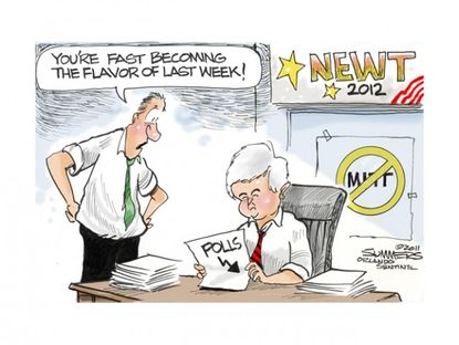 Newt's souring