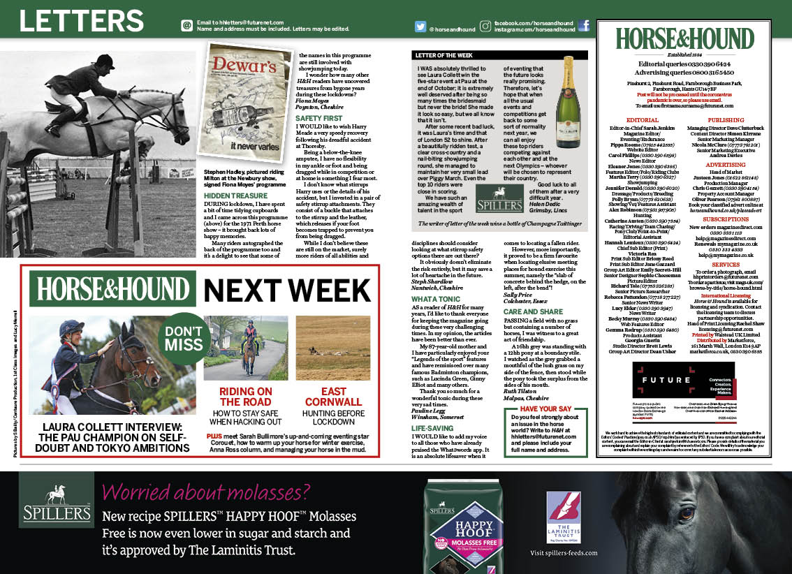 Letters and NWB 12 November