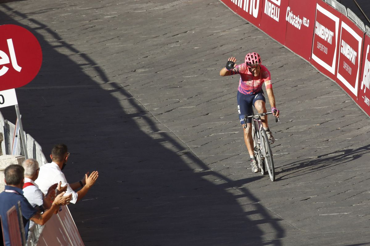 Strade Bianche 2020 - 14th Edition - Siena - Siena 184 km - 01/08/2020 - Alberto Bettiol (ITA - EF Pro Cycling) - photo Luca Bettini/BettiniPhoto&Acirc;&copy;2020