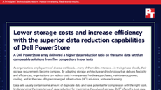 Lower Storage Costs and Increase Efficiency with the Superior Data Reduction Capabilities of Dell PowerStore