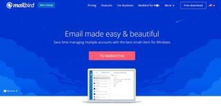 Mailbird's homepage