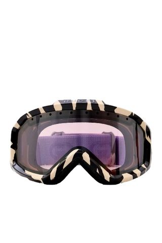 Gucci Eyewear Zebra-Print Mirrored Ski Goggles