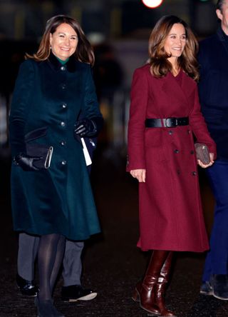 Carole Middleton attending the Together at Christmas Carol Service, 2022
