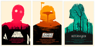 Mondo Star Wars original trilogy posters