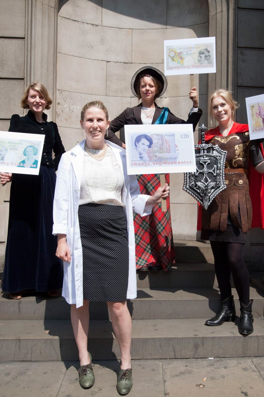 Caroline Criado Perez campaigns for the Jane Austen bank note