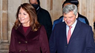 Carole Middleton and Michael Middleton attend the 'Together at Christmas' community carol service