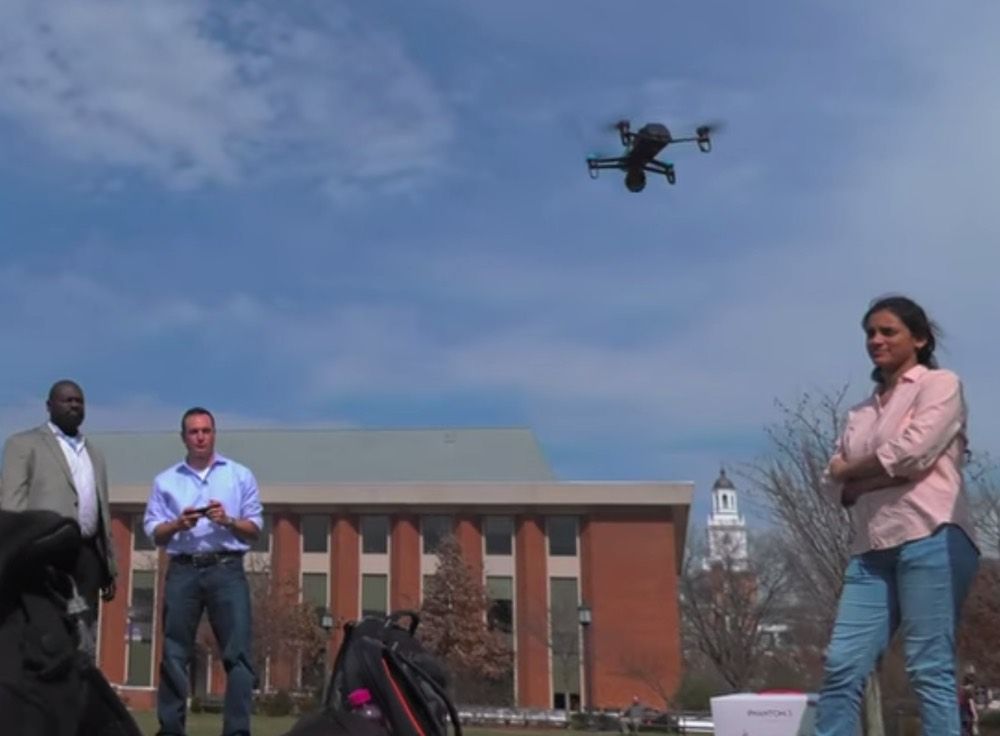 Johns Hopkins grad students and their professor found security flaws in a popular hobby drone. 