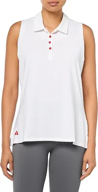 Adidas Ultimate365 Solid Sleeveless Polo Shirt (Women's)