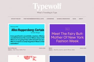 Top typography resources: Typewolf