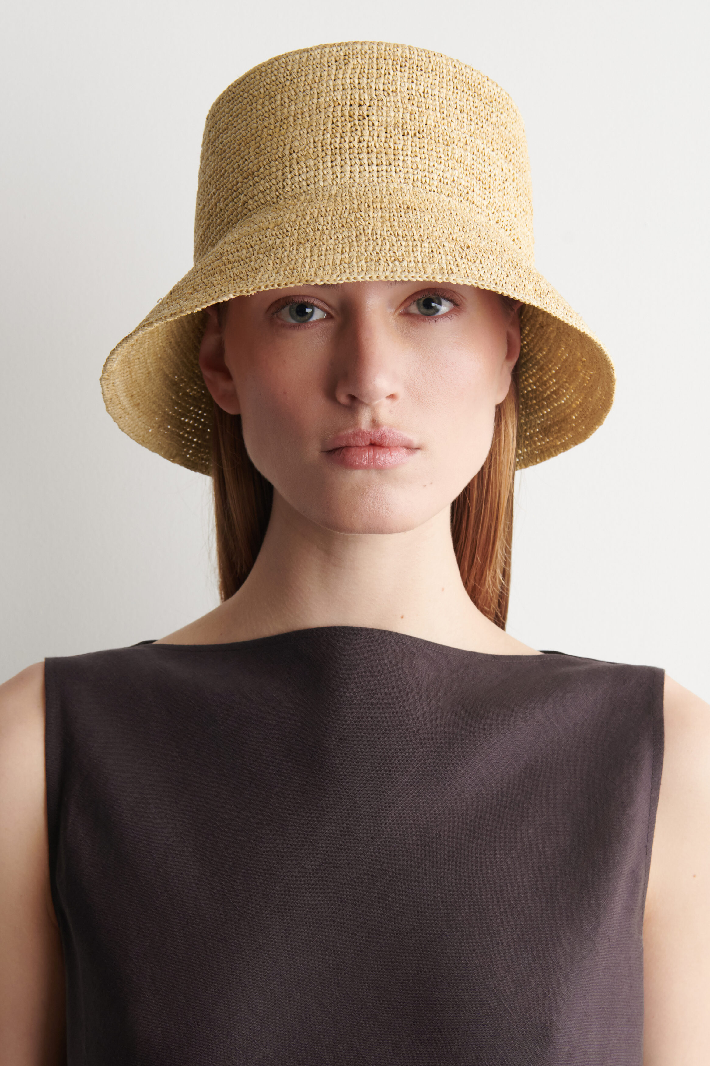 Raffia Bucket Hat