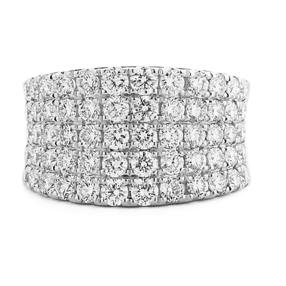 Aelina Wide Pave Ring