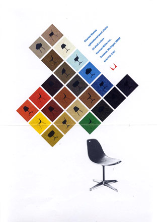 Eames plastic shell chairs