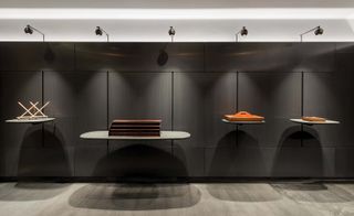 Installation view of the Bottega Ghianda boutique