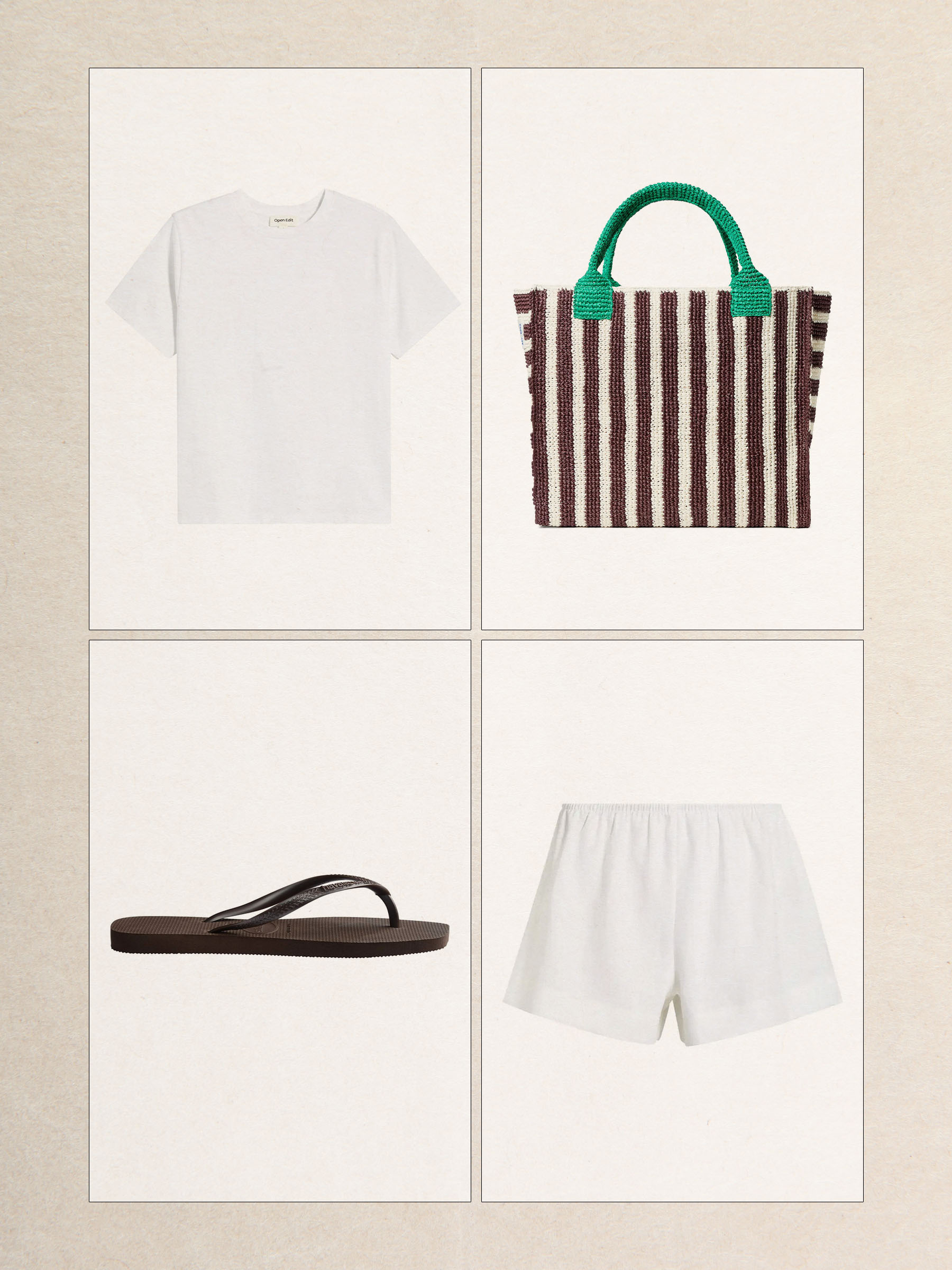 White shorts outfit