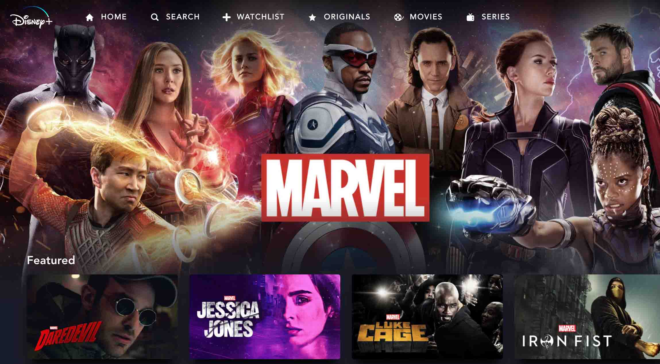 Daredevil and other Marvel shows now streaming on Disney Plus