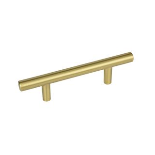 gold effect bar style handle for kitchen cabinet 