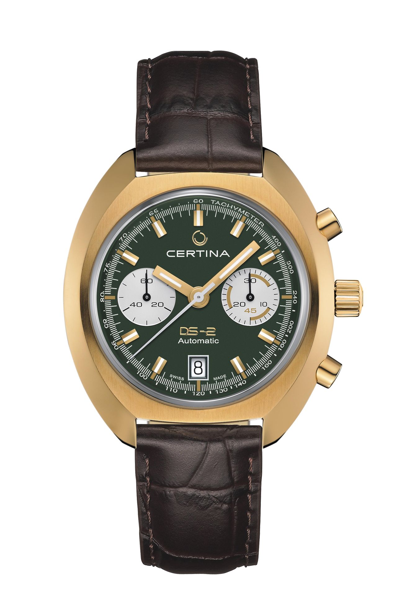 The Certina DS-2 Chronograph on a white background