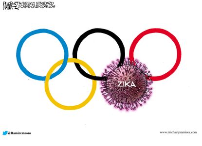 Editorial Cartoon World, Rio Olympics 2016