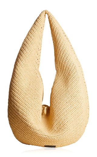 Olivia Large Raffia Hobo Bag