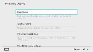 How to clear the cache on Nintendo Switch