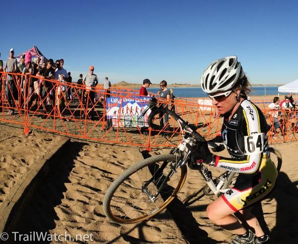 Kerry Barnholt (Scott Ritchey) on her way to a 5th place finish