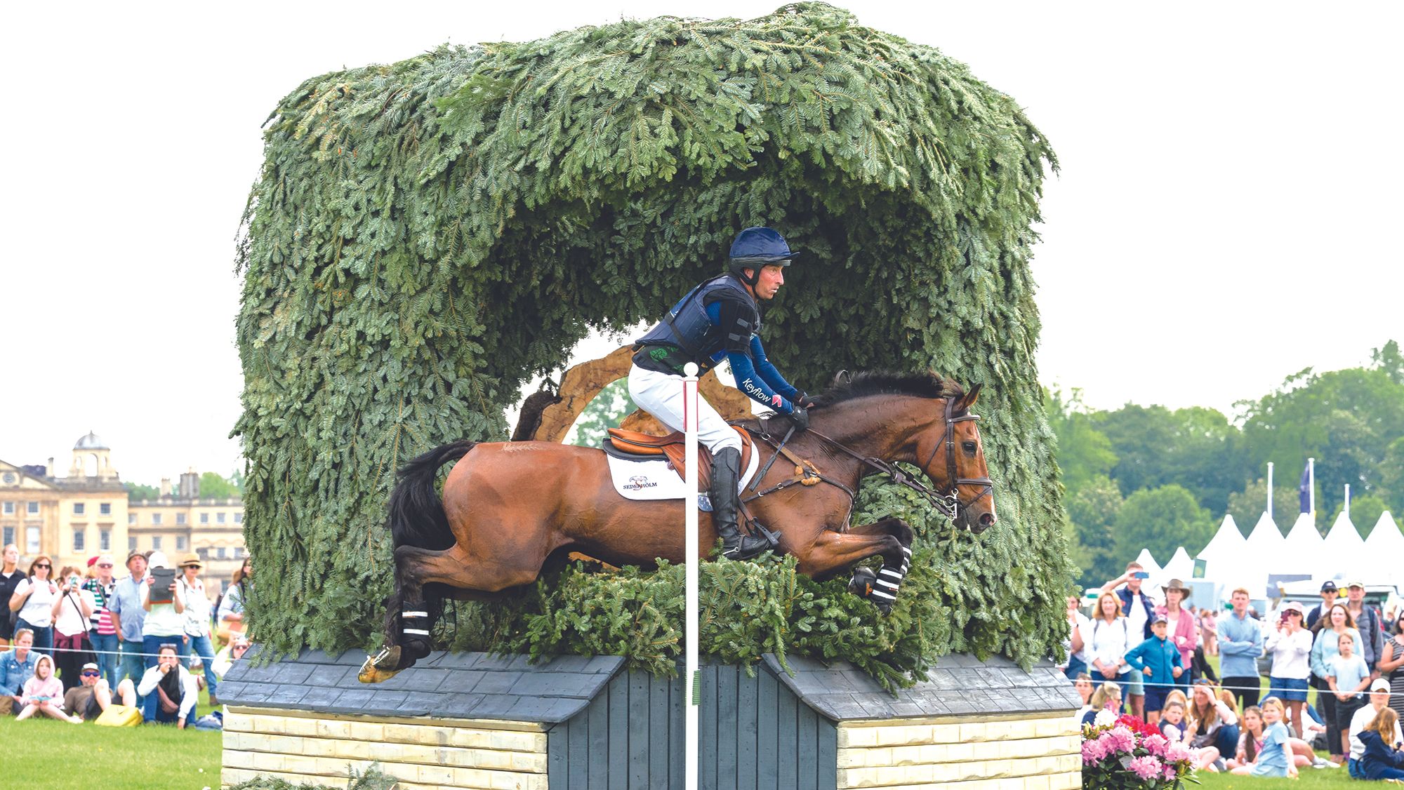 The Burghley cross-country problems, from falls to jumping the string