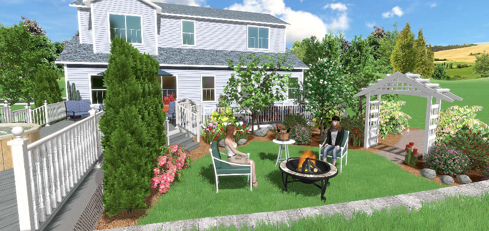 Screenshot of Realtime Landscaping Pro in action
