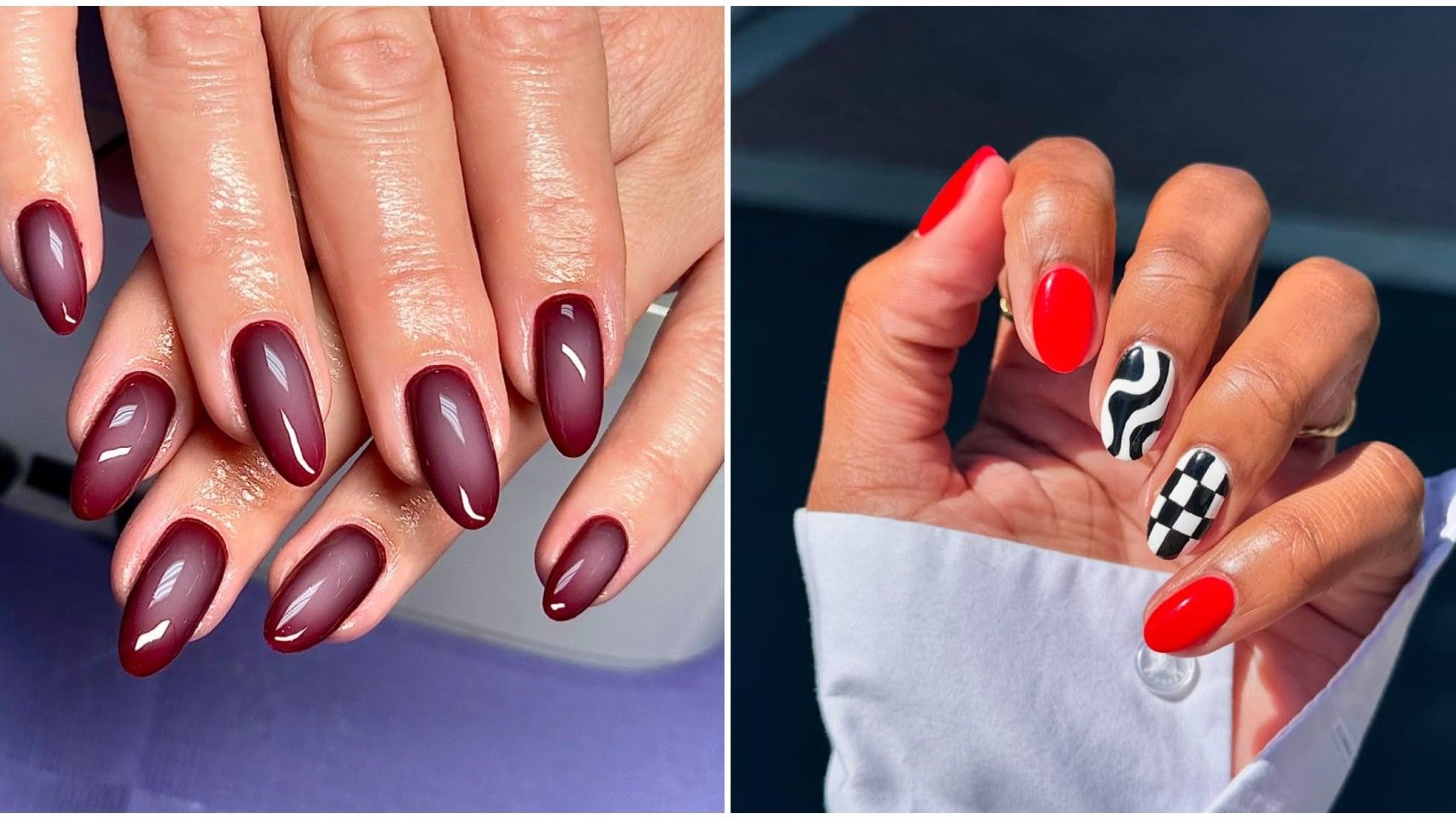 17 Best Red Nail Designs for a Hot and Spicy Manicure | Marie Claire 17 Best Red Nail Designs for a Hot and Spicy Manicure | Marie Claire