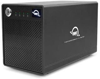 Cyber Monday Deal OWC ThunderBay 4 Mini RAID 5 Edition 4-Bay External Drive w/ Thunderbolt2 Ports