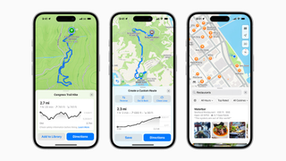 Ảnh chụp màn hình của Apple Maps