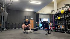 TechRadar fitness writer Harry Bullmore after trying CrossFit champ Mat Fraser's go-to rowing workout