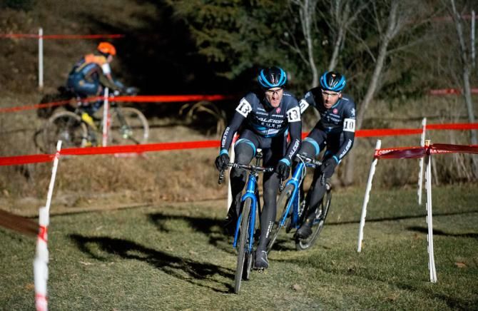 Raleigh/Clement riders Ben Berden and Jamey Driscoll dropped the rest of the field and rode together to the finish.