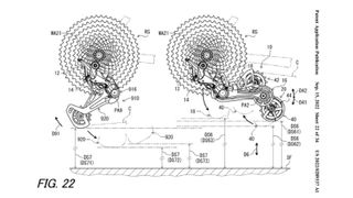 Shimano patent for rear derailleur