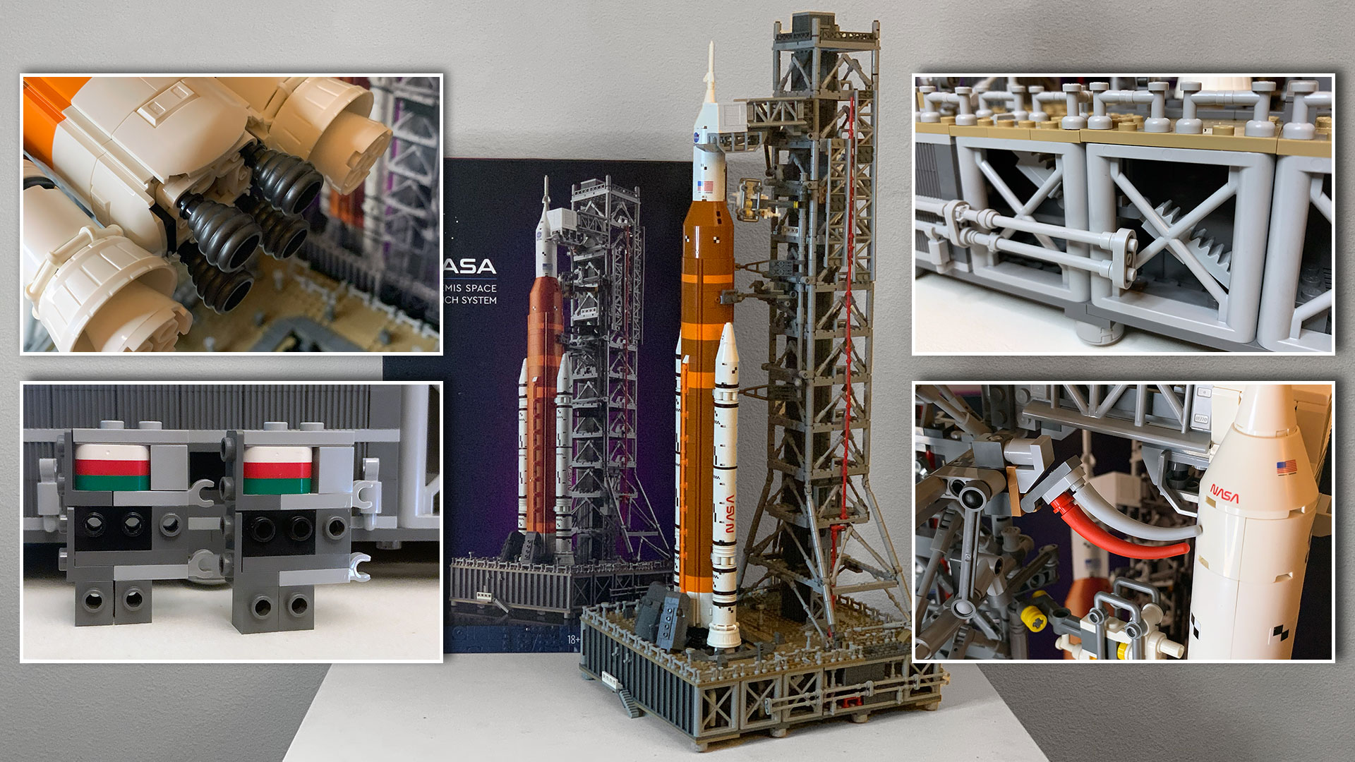 From tails to (umbilical) arms, the hidden details in Lego’s new Artemis SLS rocket Space