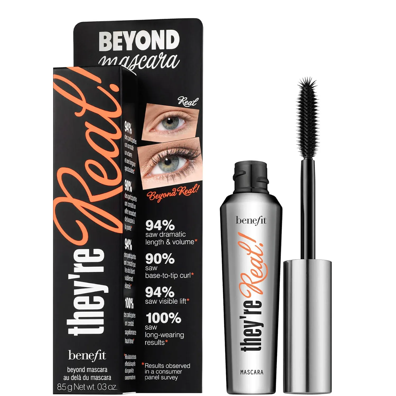 Benefit They're Real Lengthening Mascara - Jet Black 8.5g