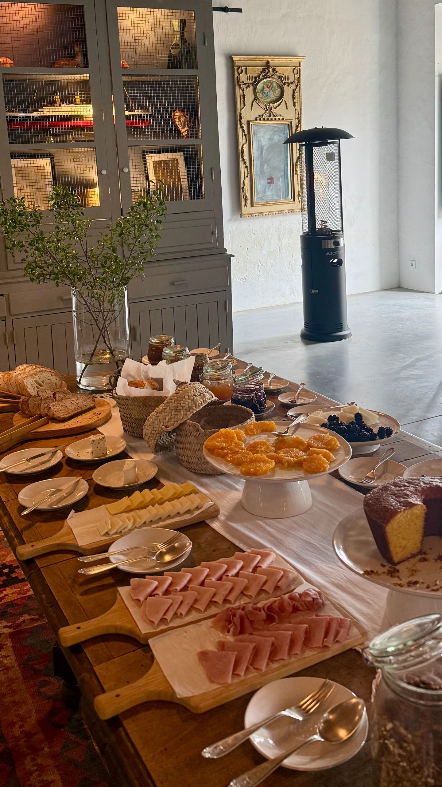 Casas da Quinta de Cima breakfast table