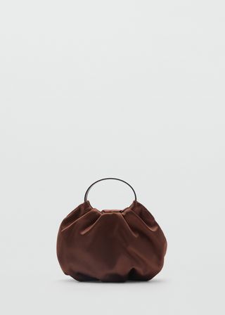 Satin Bag With Metal Ring