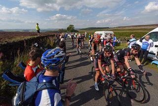 Beeley Moor, stage six, 2015 Tour of Britain