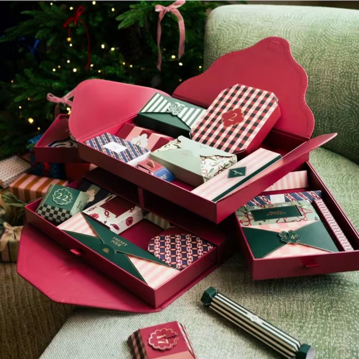 Stationary advent calendar