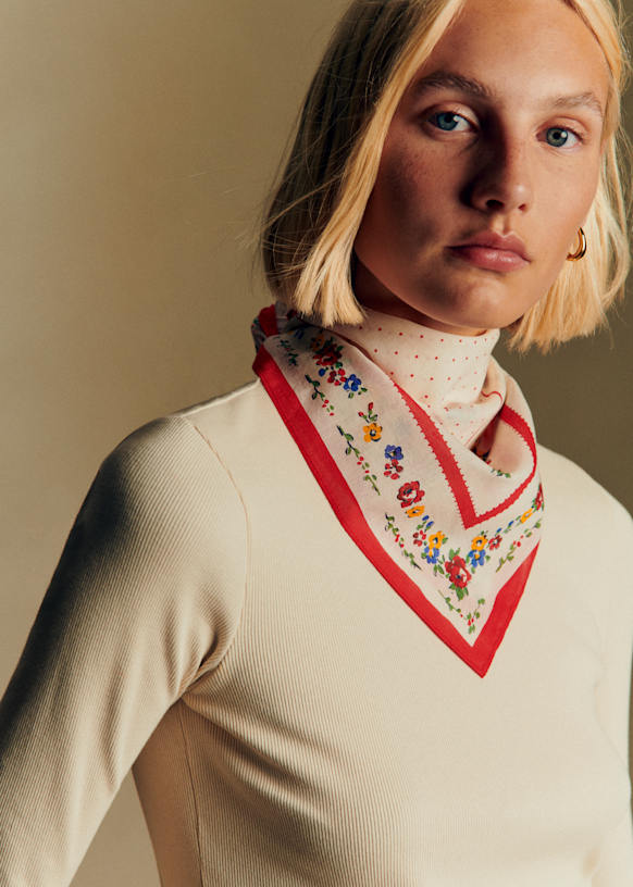 Gaston Scarf - Bella - Organic Cotton - S&amp;eacute;zane