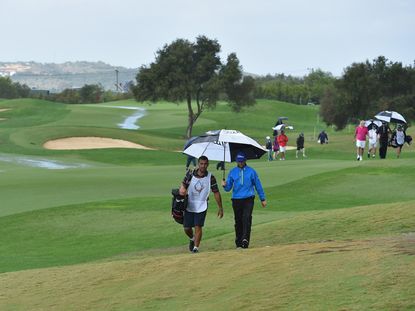Rain at Portugal Masters