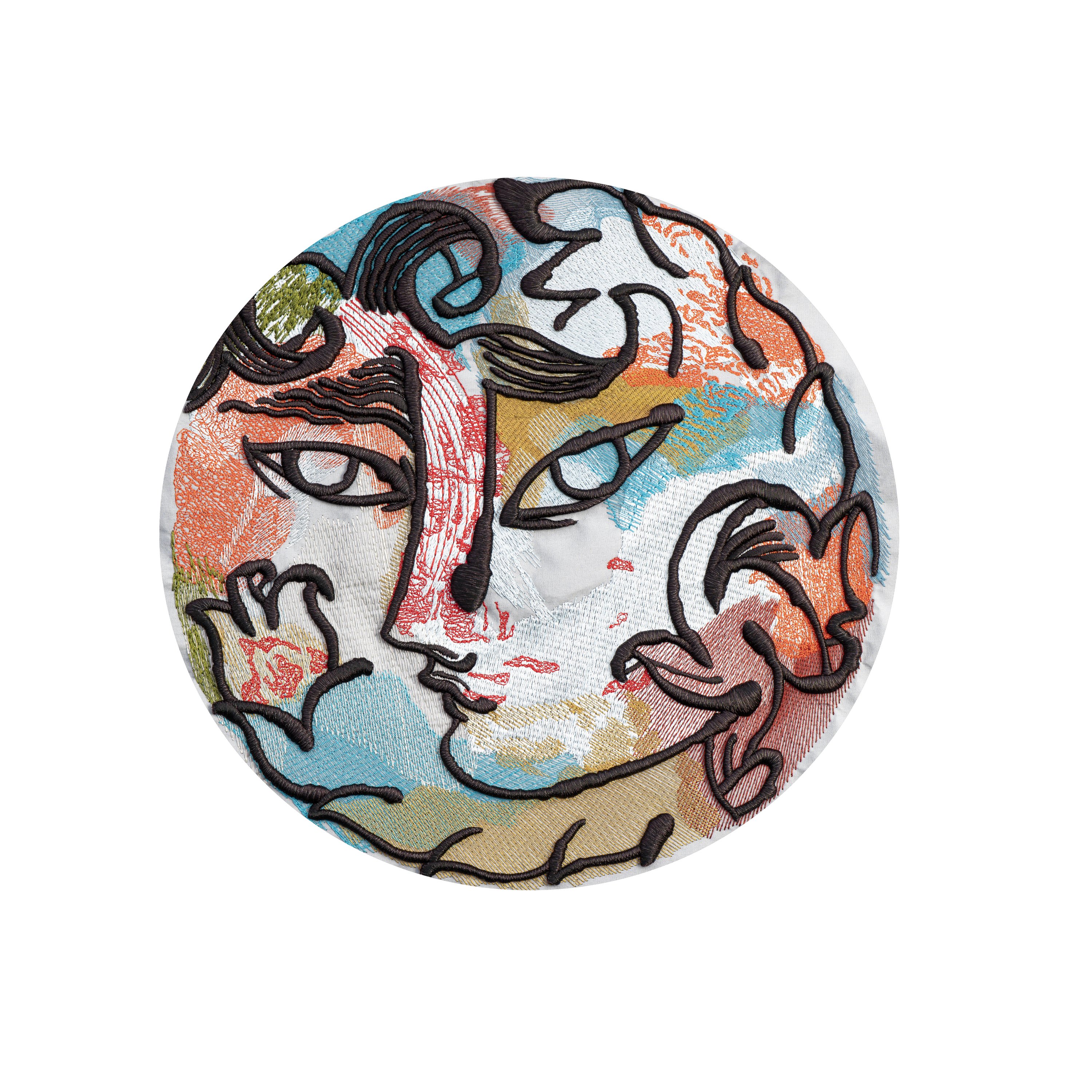 Petra B&ouml;rner artwork embroidered by Range Rover