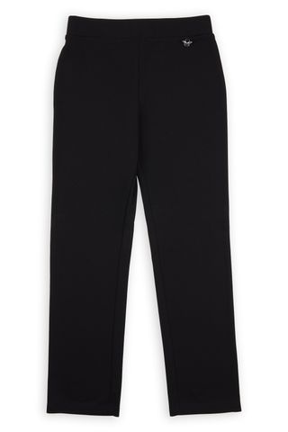 black ponte trousers